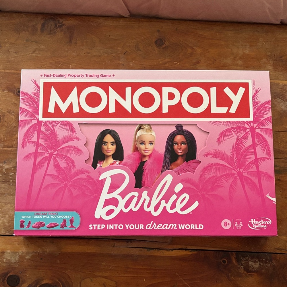 Hasbro Monopoly Game with Pink Design